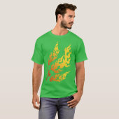 Thaise traditionele muurschildering t-shirt (Voorkant volledig)