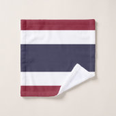 Thaise vlag bad handdoek (Wasdoekje)