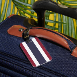 Thaise vlag bagagelabel