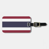 Thaise vlag bagagelabel (Voorkant horizontaal)