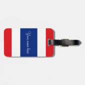 Thaise vlag bagagelabel (Achterkant horizontaal)