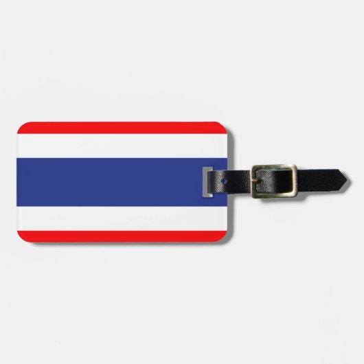 Thaise vlag bagagelabel (Voorkant horizontaal)