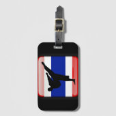 Thaise vlag bagagelabel (Voorkant (verticaal))