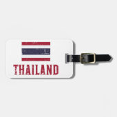 Thaise vlag bagagelabel (Voorkant horizontaal)