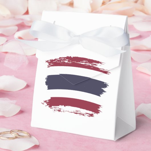 Thaise vlag bedankdoosjes (Huwelijk)