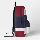 Thaise vlag bedrukte rugzak (Links)