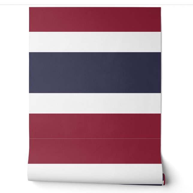 Thaise vlag behang (Afrollen)