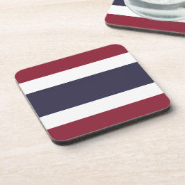 Thaise vlag bier onderzetter