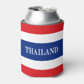 Thaise vlag blikjeskoeler (Blikje Voorkant)