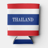 Thaise vlag blikjeskoeler (Voorkant)
