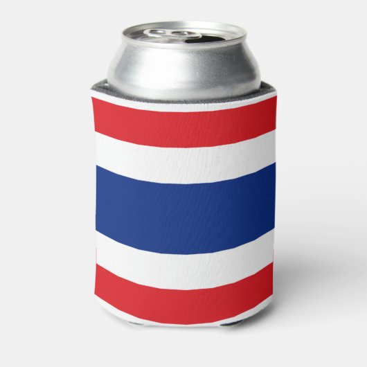 Thaise vlag blikjeskoeler (Blikje Achterkant)