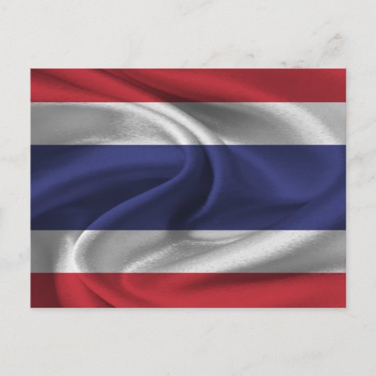 Thaise vlag briefkaart (Voorkant)