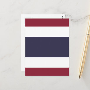 Thaise vlag briefkaart