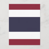 Thaise vlag briefkaart (Voorkant)