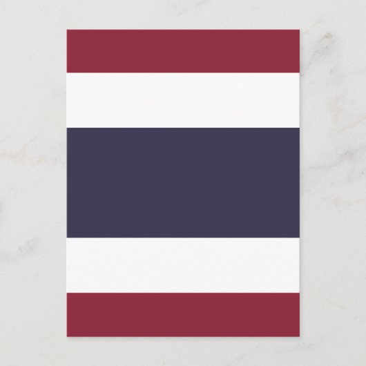 Thaise vlag briefkaart (Voorkant)