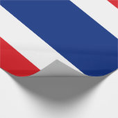 Thaise vlag cadeaupapier (Hoek)