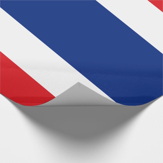 Thaise vlag cadeaupapier (Hoek)