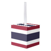 Thaise vlag decoratie (Achter hoekig)