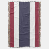 Thaise vlag deken (Voorkant Verticaal)