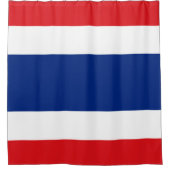 Thaise vlag douchegordijn (Voorkant)