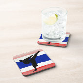 Thaise vlag drankjes onderzetter (Rechterzijde)