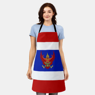 Thaise vlag-embleem schort