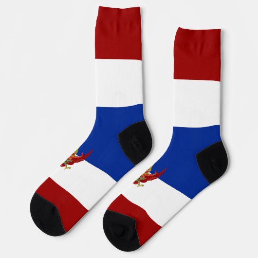 Thaise vlag-embleem sokken (Links)
