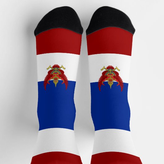 Thaise vlag-embleem sokken (Top)