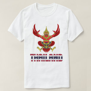 Thaise vlag en wapenschild t-shirt
