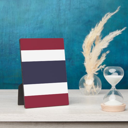 Thaise vlag fotoplaat (Zijkant)