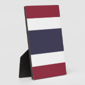 Thaise vlag fotoplaat (Zijkant)