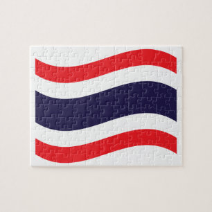 Thaise vlag golf legpuzzel