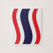 Thaise vlag golf legpuzzel (Verticaal)