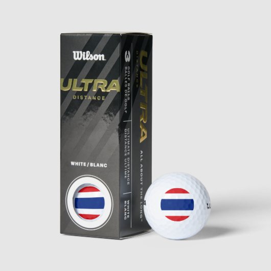 Thaise vlag golfballen (Verpakking)