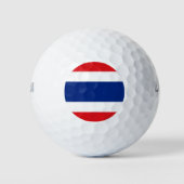 Thaise vlag golfballen (Voorkant)