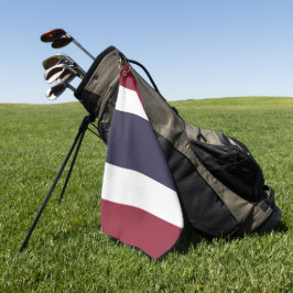 Thaise vlag golfhanddoek