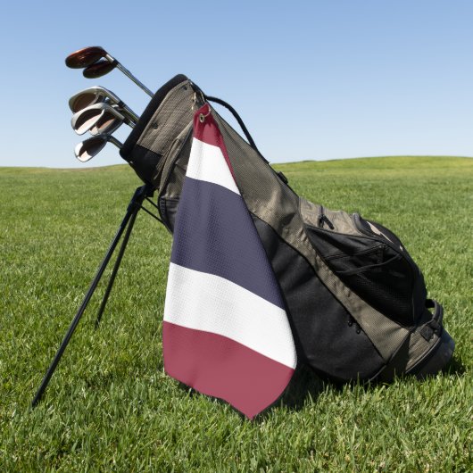 Thaise vlag golfhanddoek (Groen)