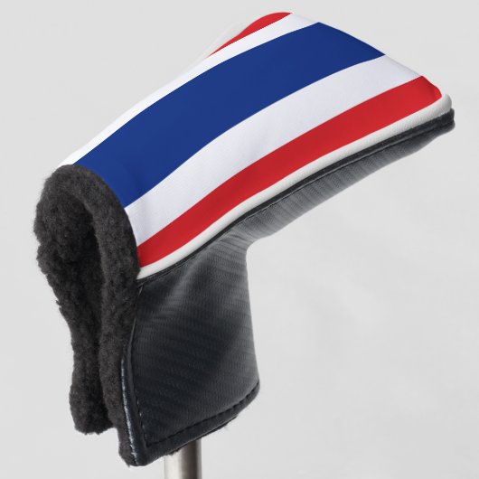 Thaise vlag golfheadcover (3/4 voorkant)