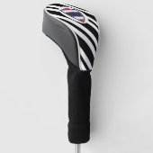 Thaise vlag golfheadcover (Schuin)