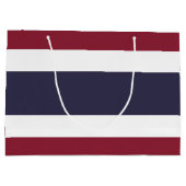 Thaise vlag groot cadeauzakje (Achterkant)