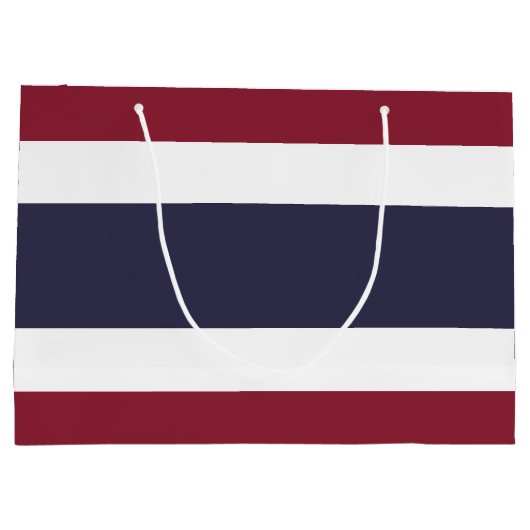 Thaise vlag groot cadeauzakje (Achterkant)