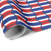 Thaise vlag Honeycomb Wrapping Paper Cadeaupapier (Rol Hoek)