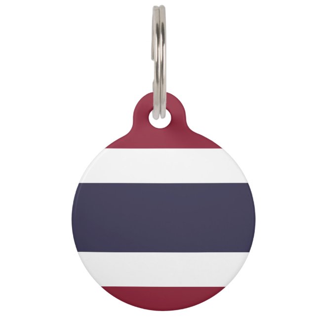 Thaise vlag huisdierpenning (Voorkant)