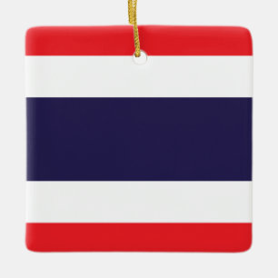 Thaise vlag keramisch ornament