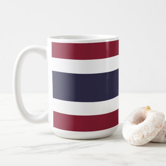 Thaise vlag koffiemok (Met donut)