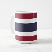 Thaise vlag koffiemok (Voorkant links)