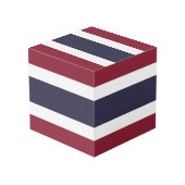 Thaise vlag kubus (Achter hoekig)