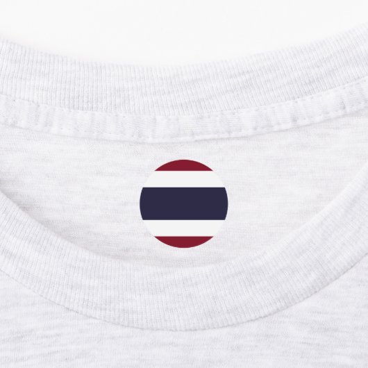 Thaise vlag labels (Aangebracht)