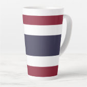 Thaise vlag latte mok (Rechterhoek)