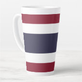 Thaise vlag latte mok (Linkerhoek)